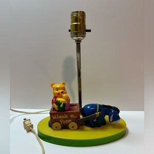 SOLD Vintage Winnie the Pooh and Eeyore lamp